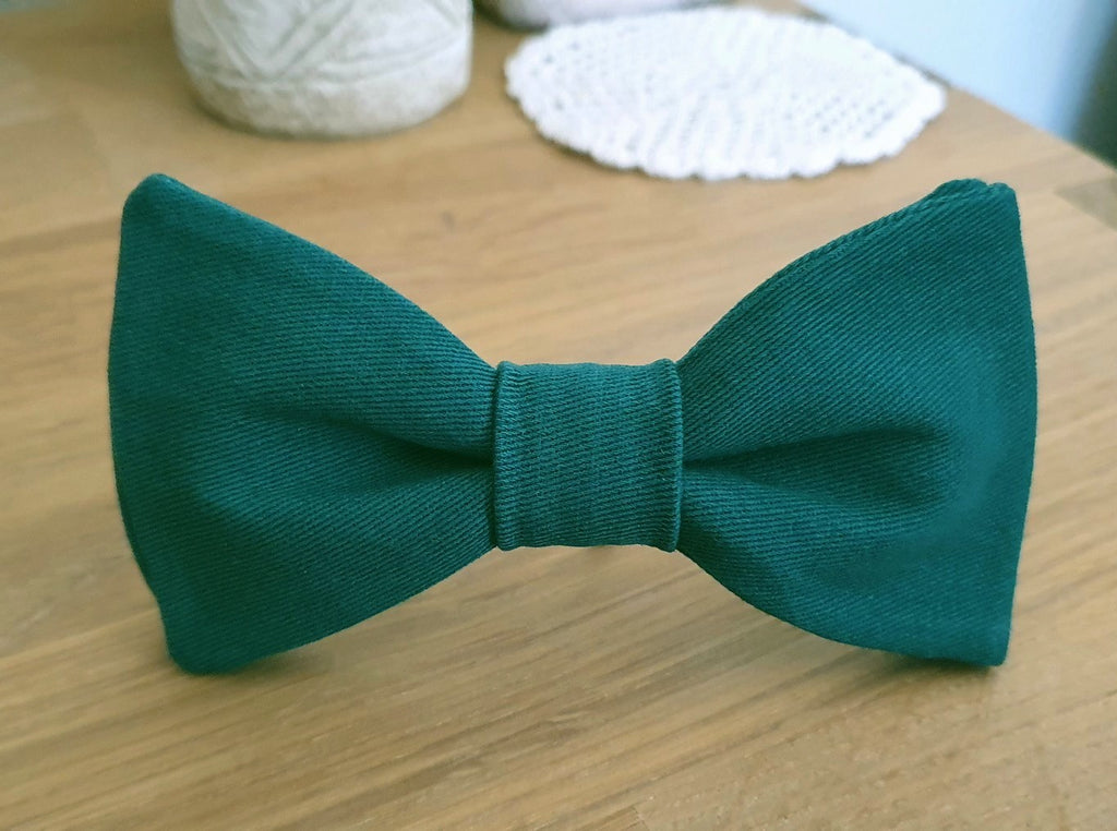 noeud papillon vert bouteille