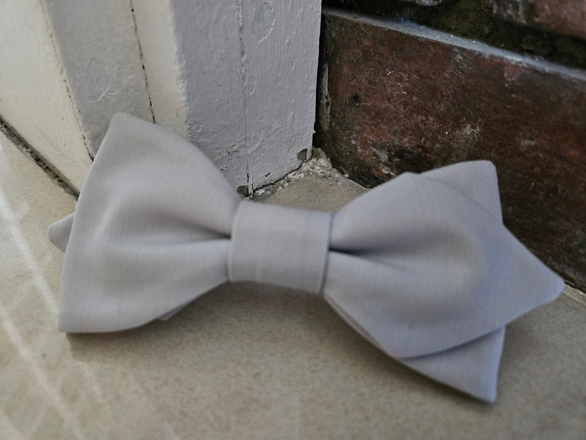 Noeud papillon gris clair - Effet Noeud Pap