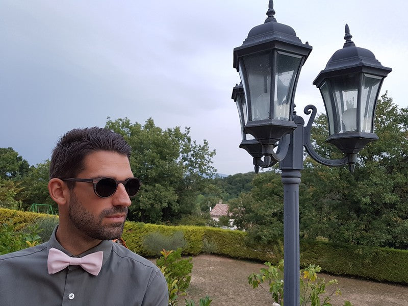 Noeud papillon rose dragée - Effet Noeud Pap