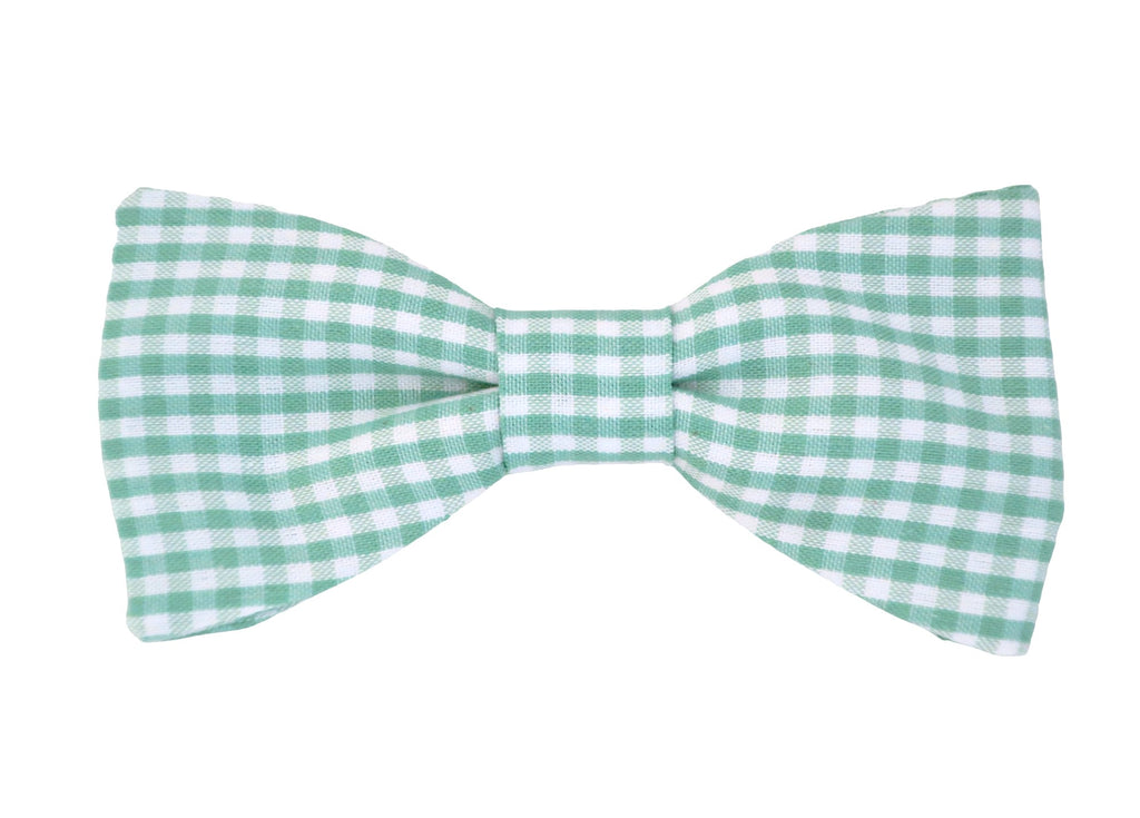 Nœud papillon vichy vert jade, une touche de fraîcheur et d'élégance pour un style classique revisité