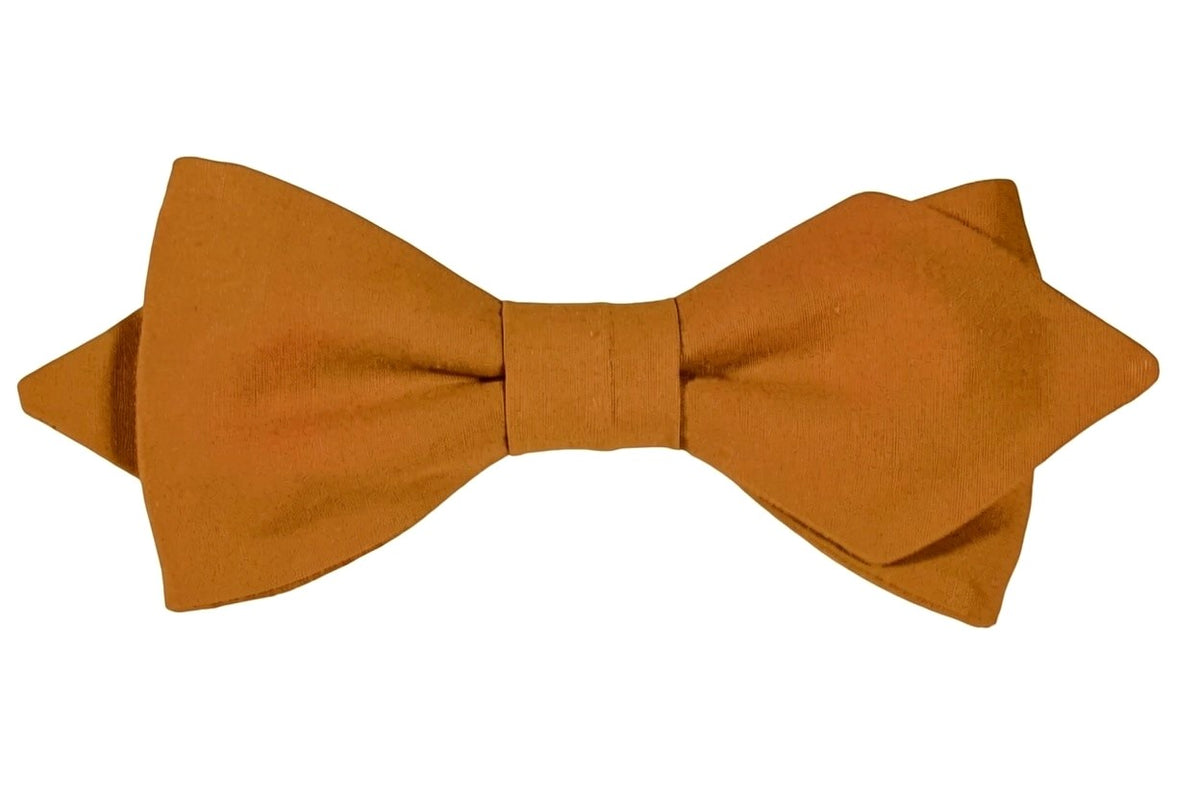Noeud papillon cognac