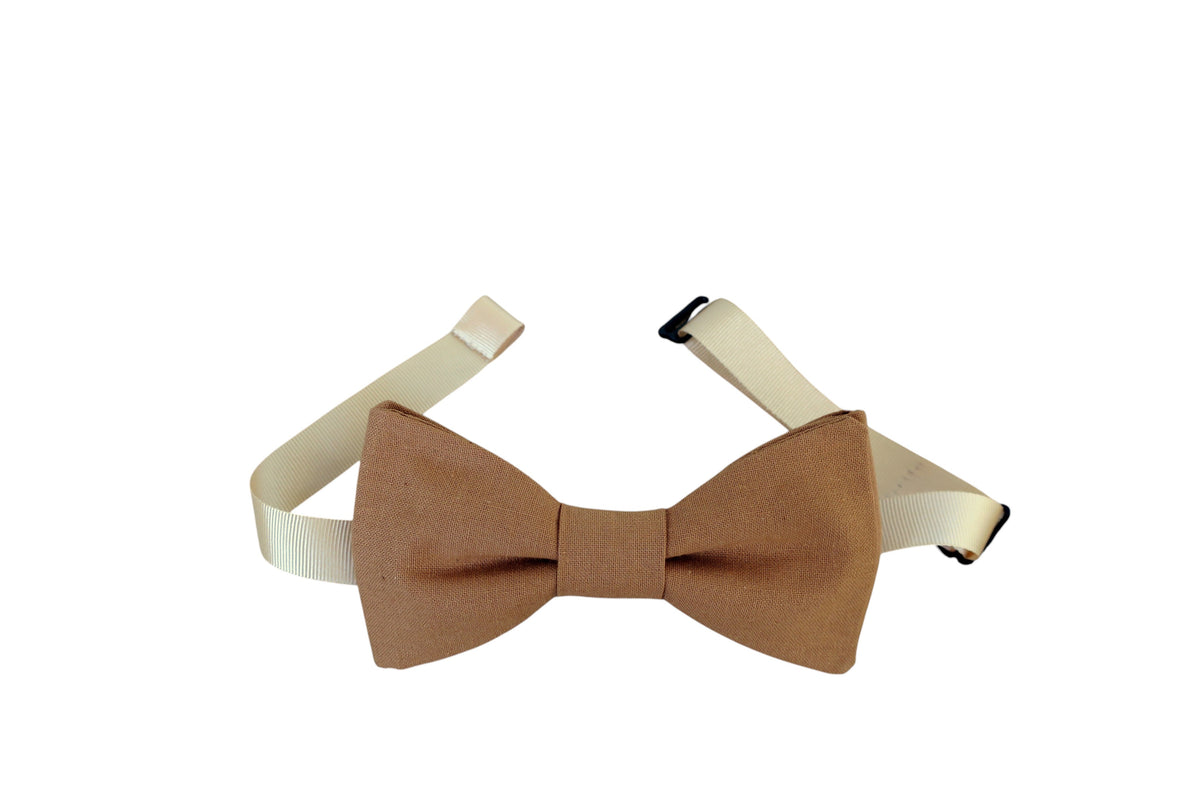 Noeud papillon cognac