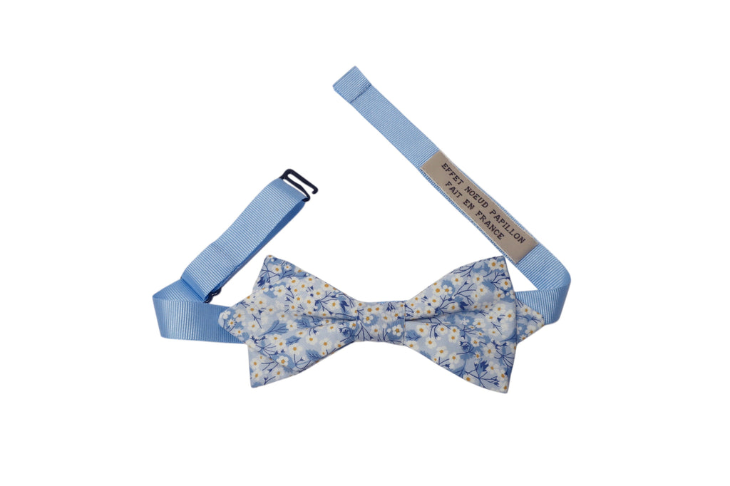 Noeud papillon Liberty bleu Mitsi Valéria