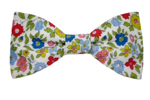 Noeud papillon fleuri multicolore - Effet Noeud Pap