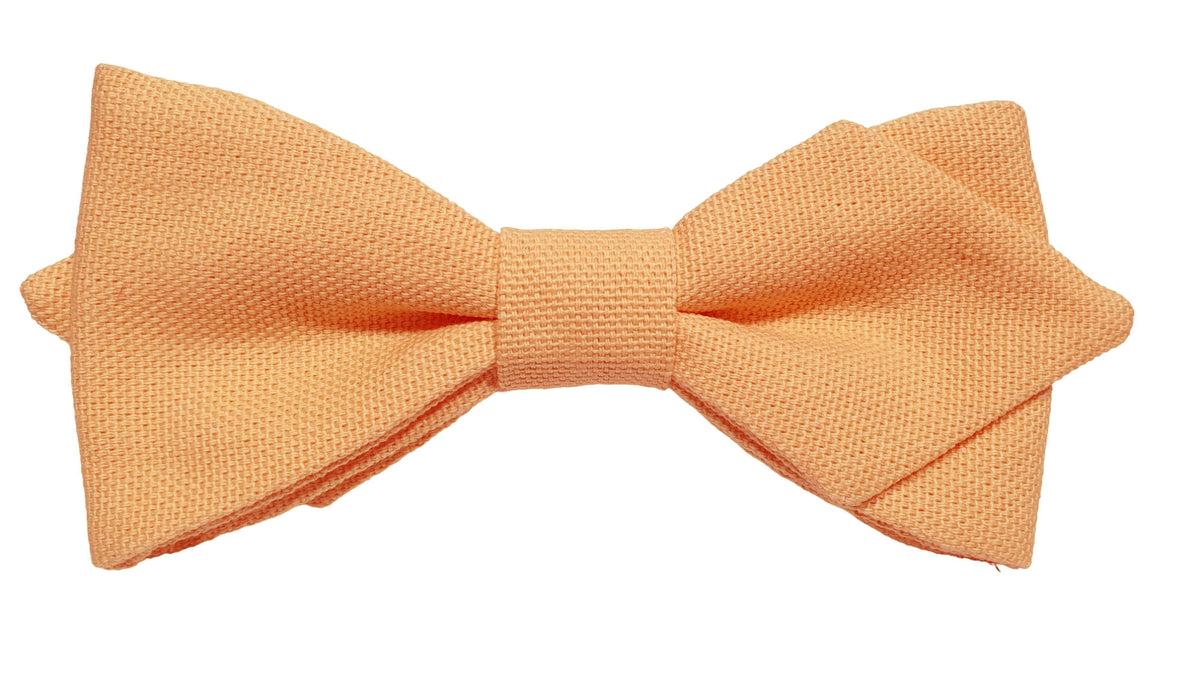 Noeud papillon Orange abricot - Effet Noeud Pap