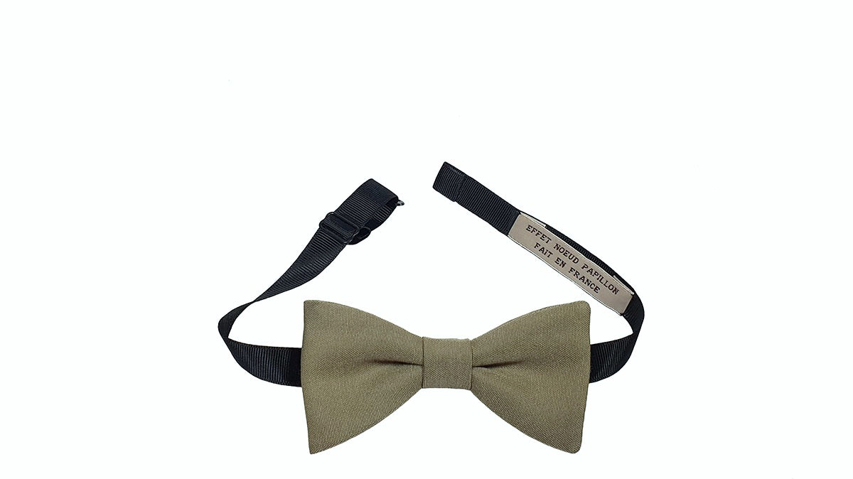 Noeud papillon Beige Tabac - Effet Noeud Pap