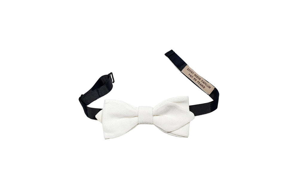 Noeud papillon blanc pur - Effet Noeud Pap