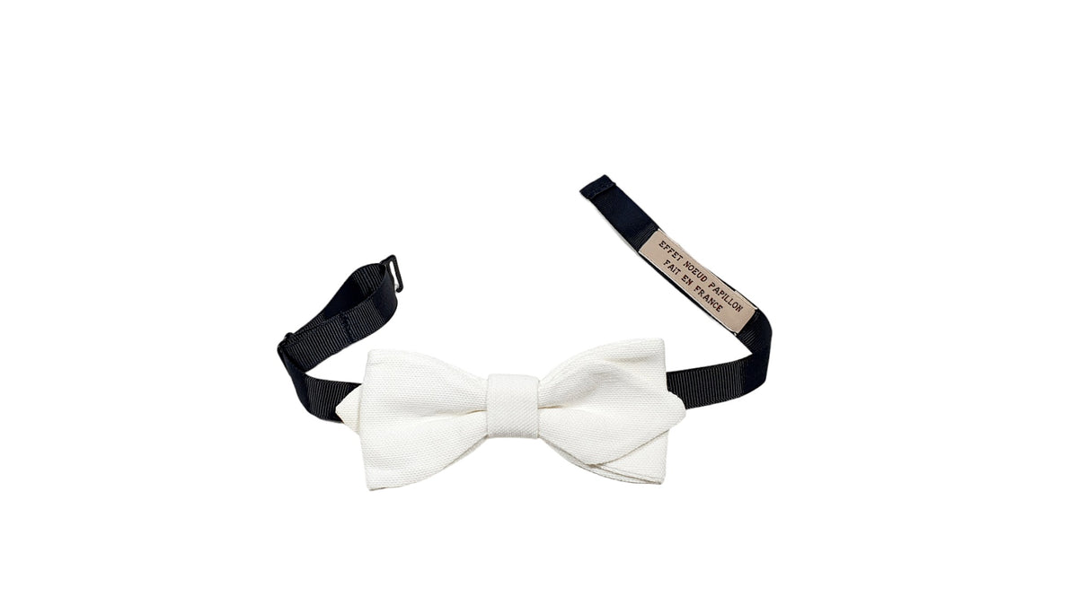 Noeud papillon blanc pur - Effet Noeud Pap