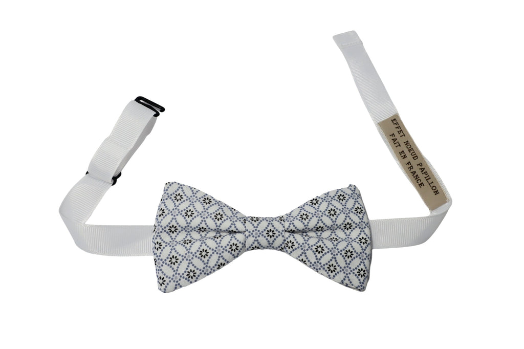 Noeud papillon japonais Shippô blanc