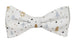 Noeud papillon motif sapin de Noël clair