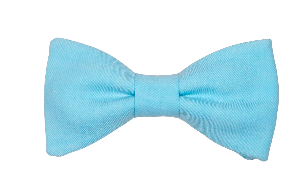 Nœud papillon bleu azur pour homme