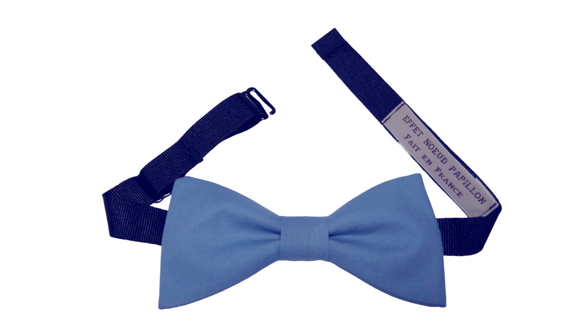 Noeud papillon bleu gris - Effet Noeud Pap