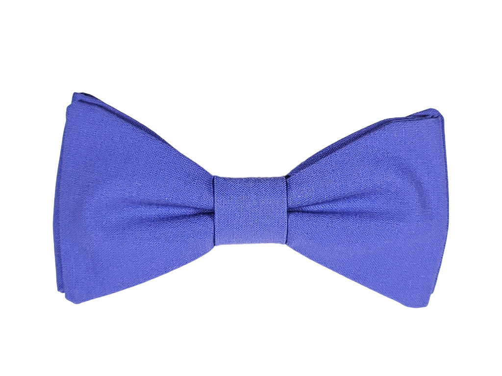 Nœud papillon bleu indigo