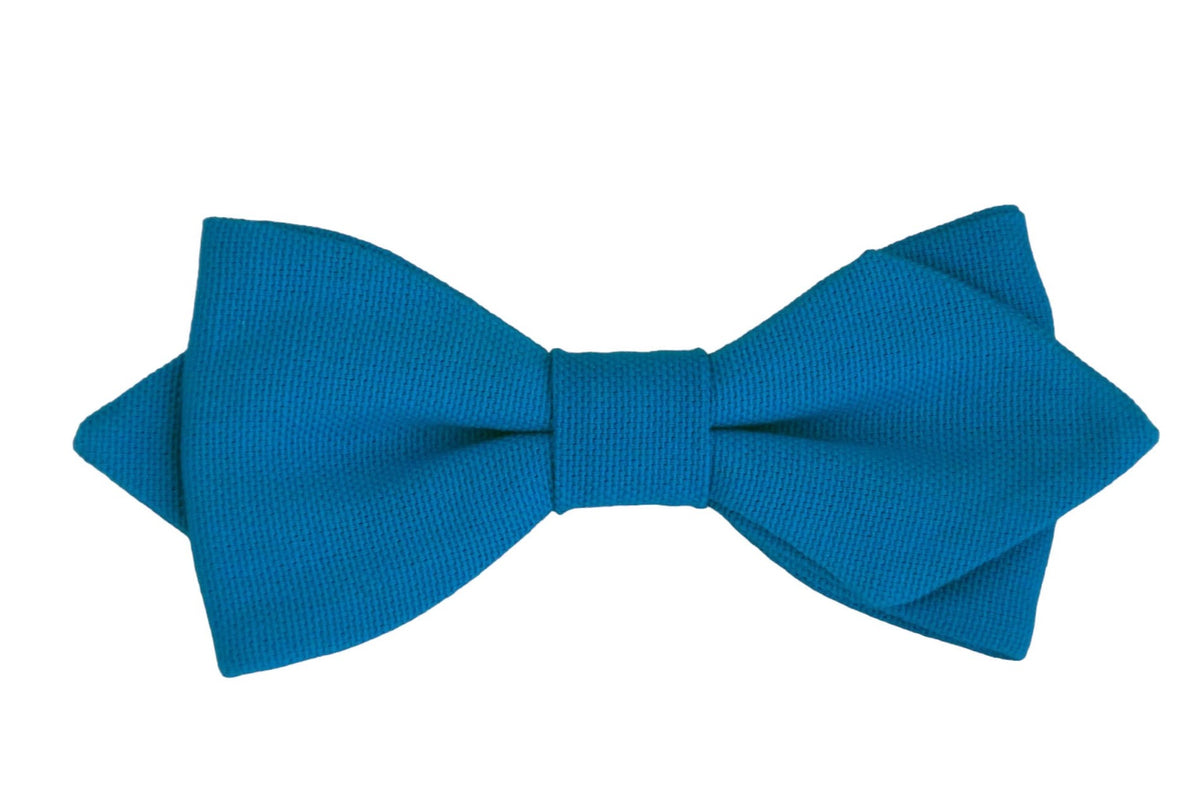 Noeud papillon bleu turquoise