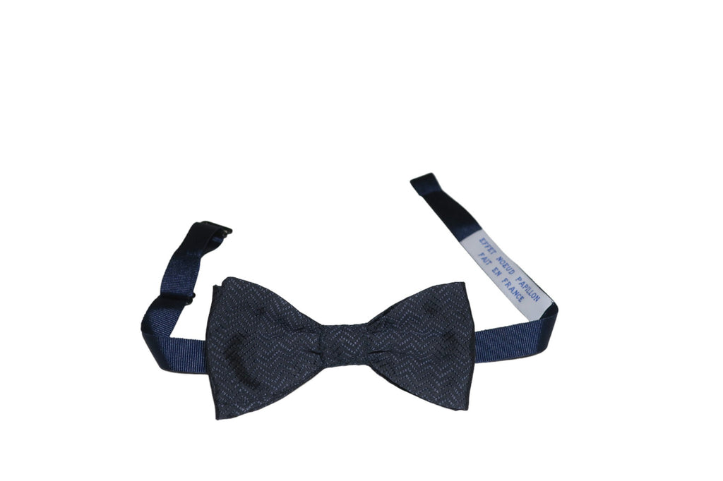 Noeud papillon bleu cobalt chevrons ton sur ton - Effet Noeud Pap