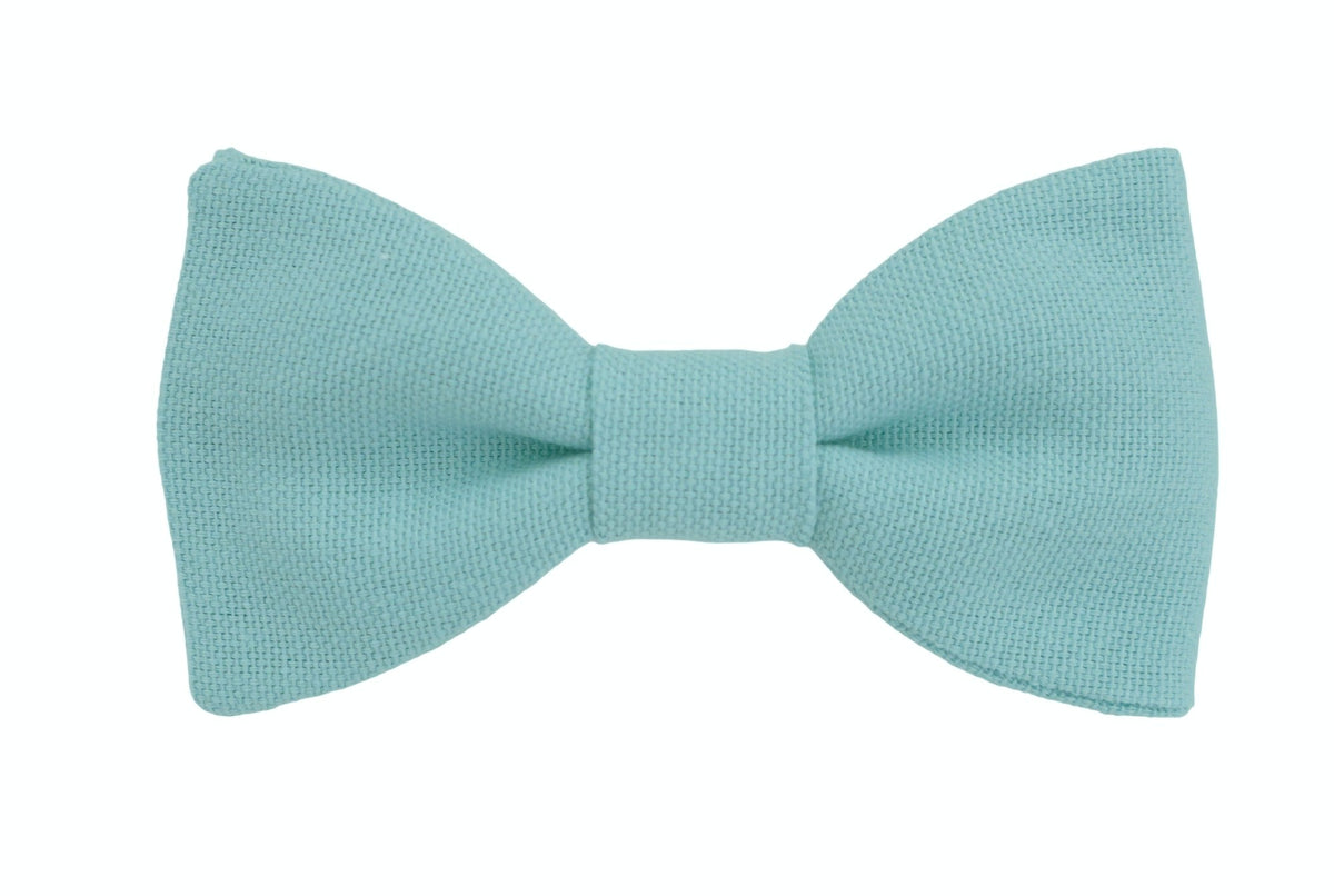 Noeud papillon bleu vert Celadon - Effet Noeud Pap