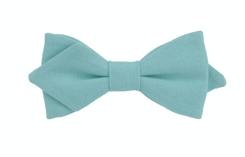 Noeud papillon bleu vert Celadon - Effet Noeud Pap
