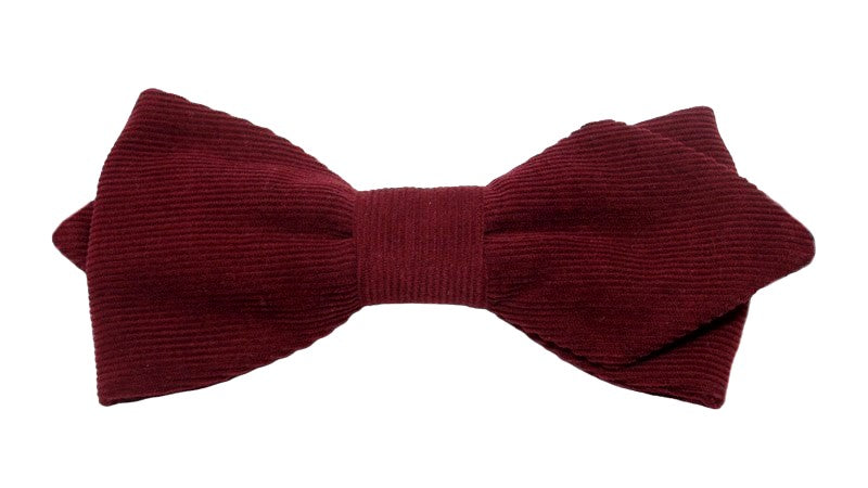 Nœud papillon en velours bordeaux, une touche de luxe et d'élégance pour une tenue sophistiquée