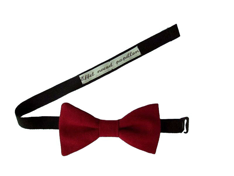 Noeud papillon bordeaux - Effet Noeud Pap