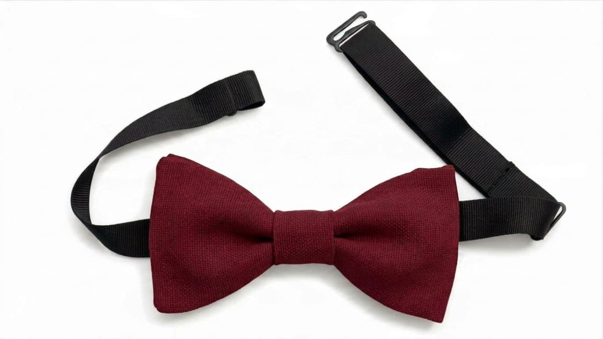 Noeud papillon bordeaux