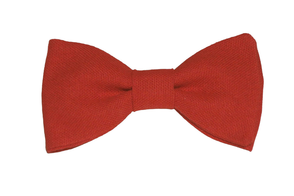 Noeud papillon orange brique - Effet Noeud Pap