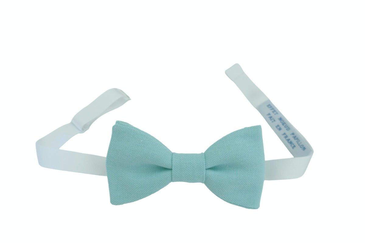 Noeud papillon bleu vert Celadon - Effet Noeud Pap