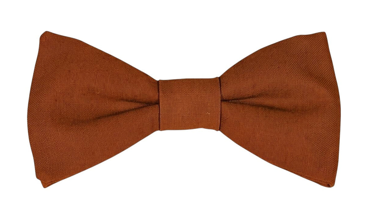 Noeud papillon brun rouille