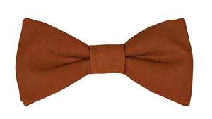 Noeud papillon brun rouille