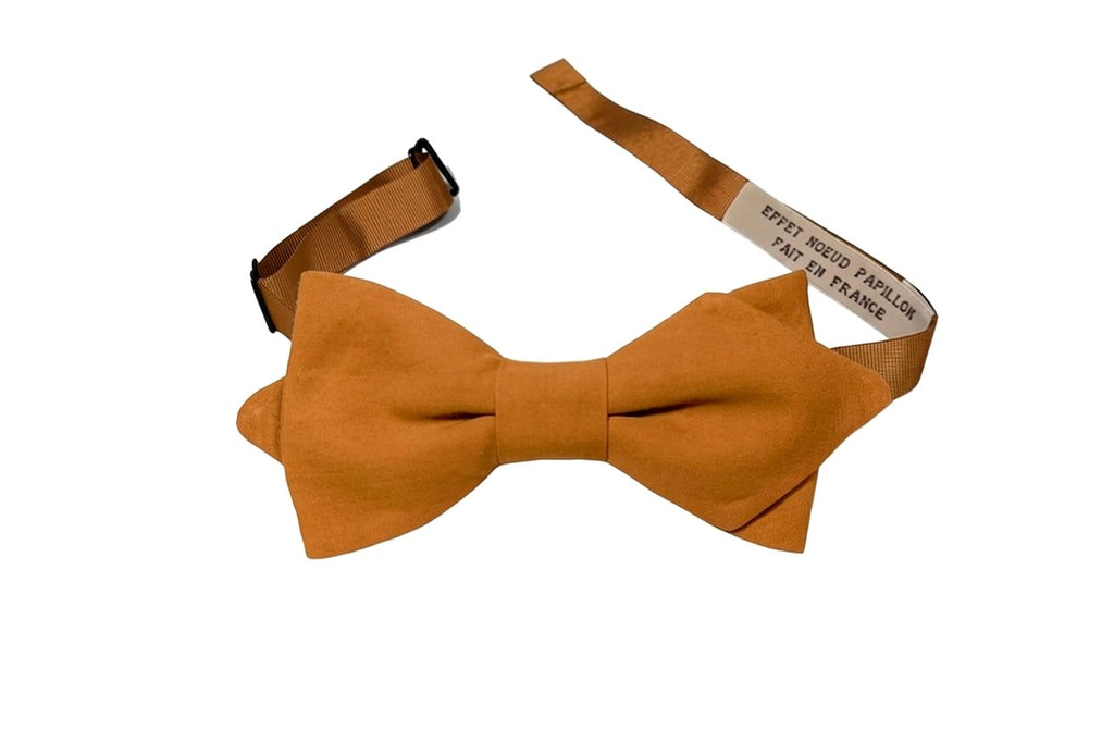 Noeud papillon cognac