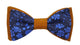 Nœud  papillon double camel et Liberty bleu capel