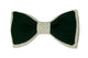 Un nœud papillon double en lin, de couleur vert impérial, alliant élégance et raffinement pour toutes les occasions