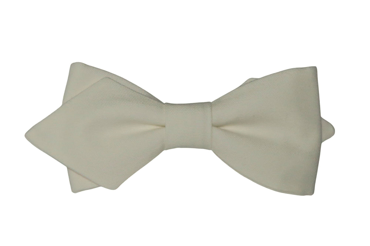 Noeud papillon écru
