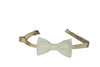 Noeud papillon écru