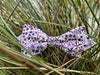 Noeud papillon Liberty violet étoiles