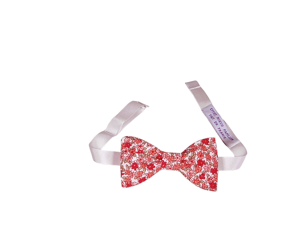 Noeud papillon Liberty corail - Effet Noeud Pap