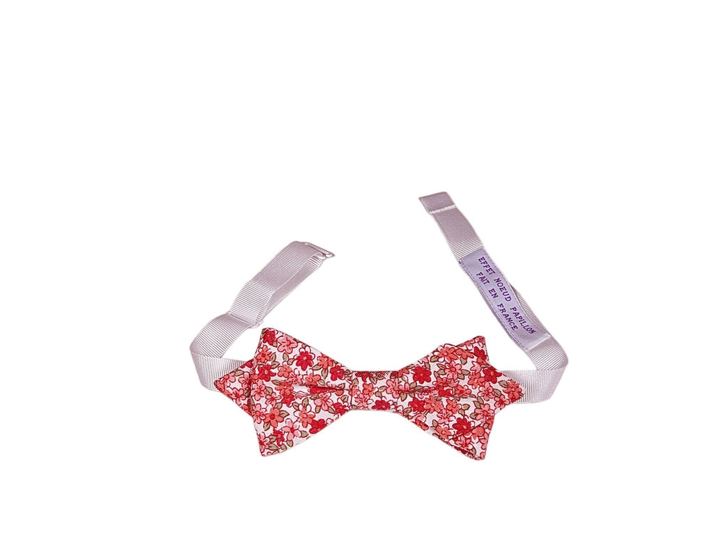 Noeud papillon Liberty corail - Effet Noeud Pap