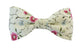 Noeud papillon Liberty vert et rose