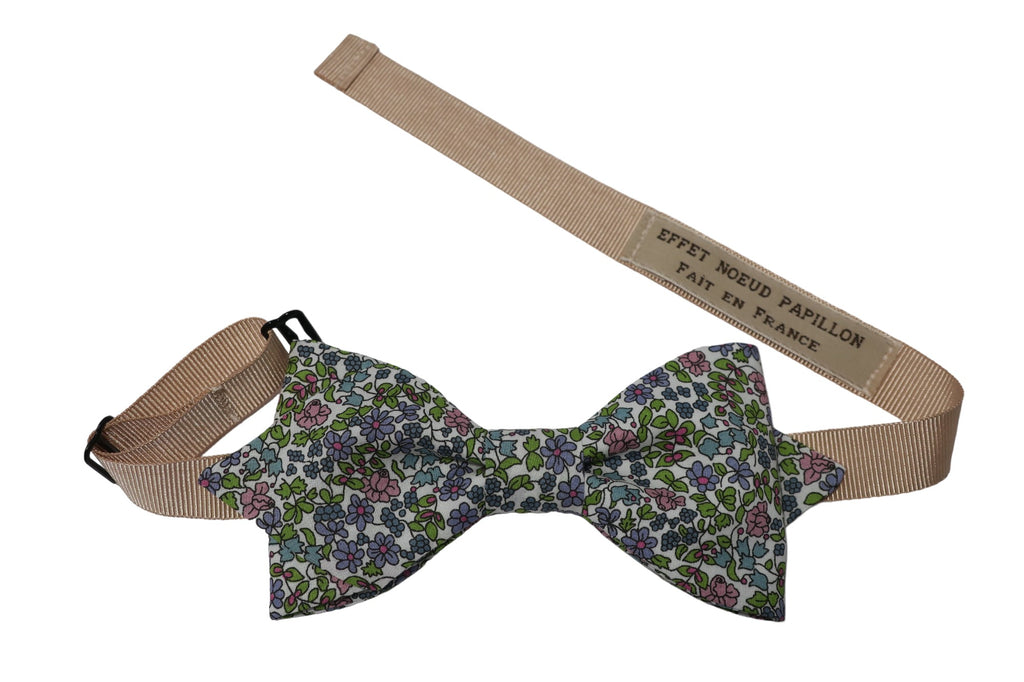 Noeud papillon Liberty rose et mauve - Effet Noeud Pap