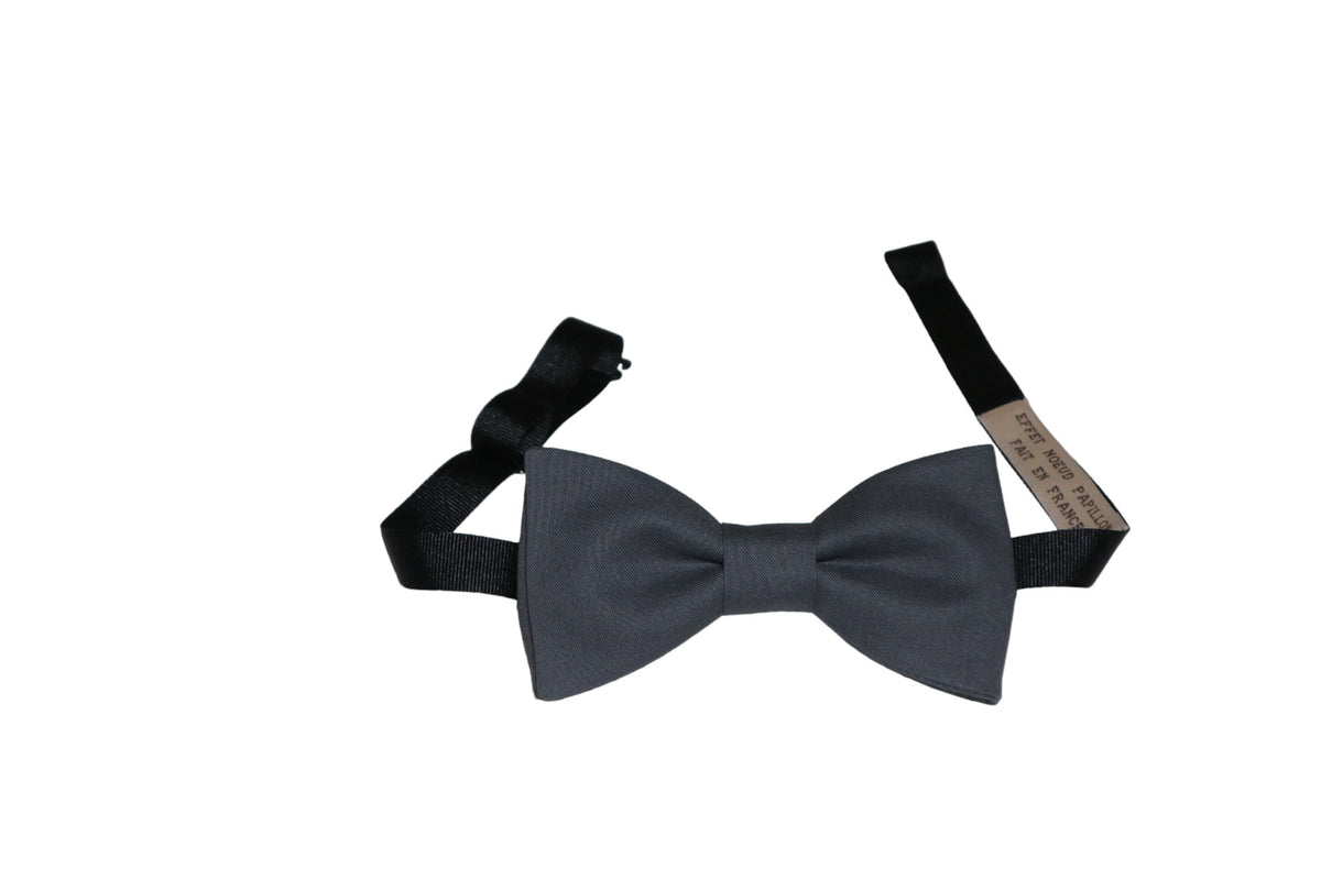 Noeud papillon gris carbone - Effet Noeud Pap