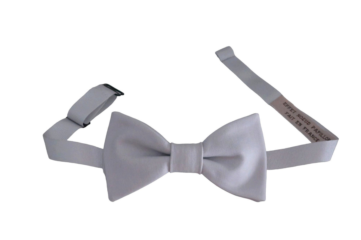 Noeud papillon gris clair - Effet Noeud Pap