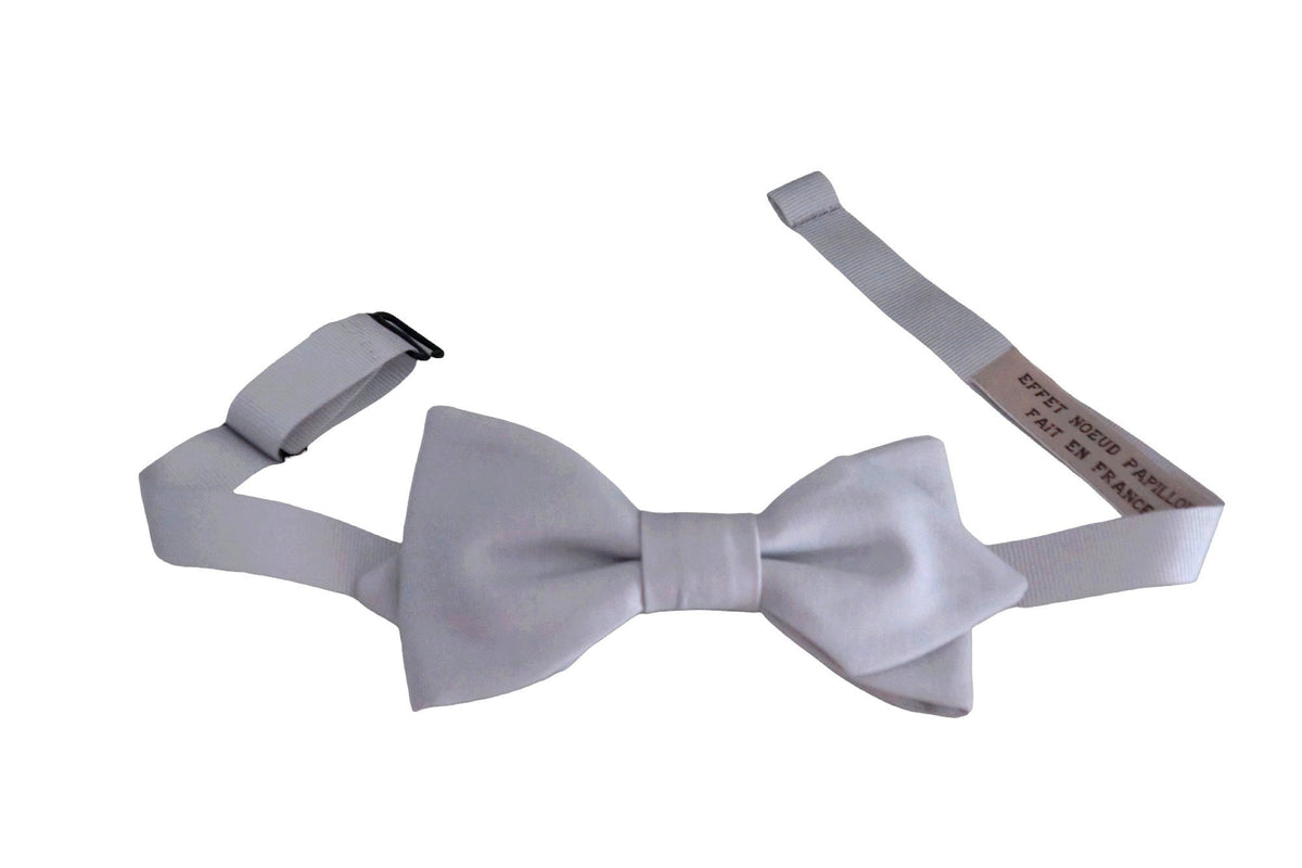 Noeud papillon gris clair - Effet Noeud Pap