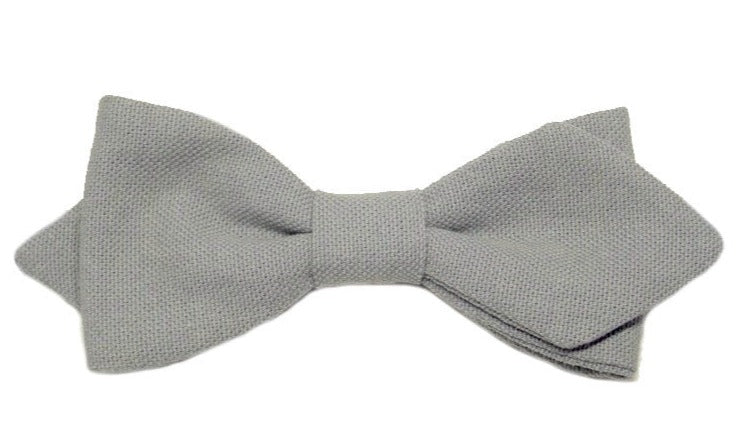 Noeud papillon gris mastic
