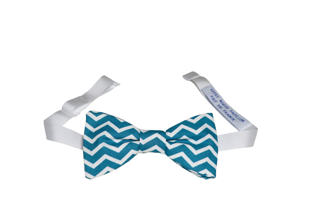 Noeud papillon imprimé Arty bleu pétrole