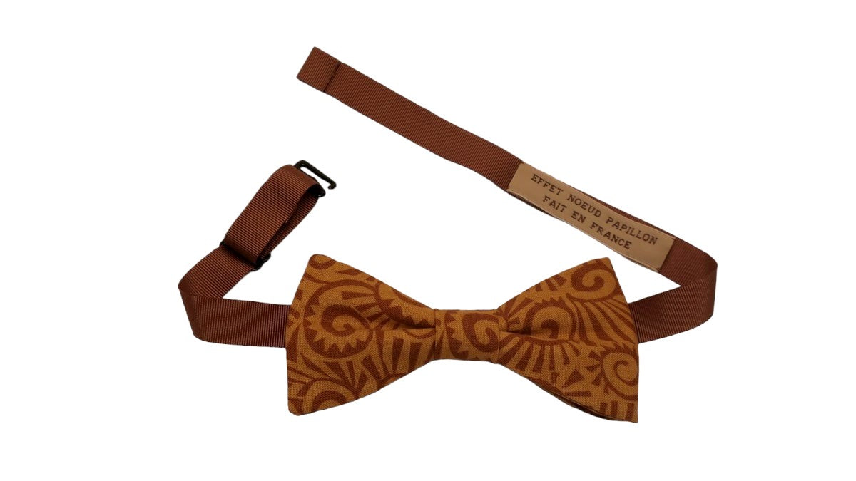 Noeud papillon wax motif africain