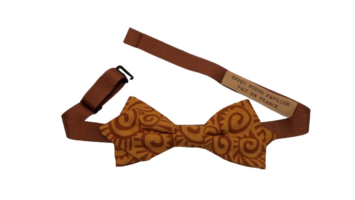 Noeud papillon wax motif africain