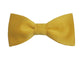 Noeud papillon jaune mangue satiné - Effet Noeud Pap