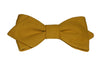 Noeud papillon jaune moutarde