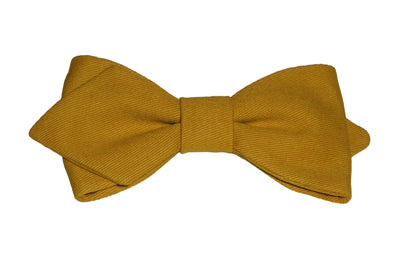 Noeud papillon jaune moutarde