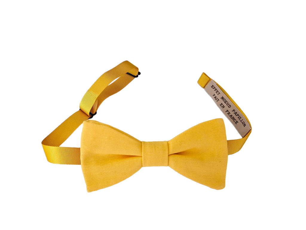 Noeud papillon jaune soleil - Effet Noeud Pap
