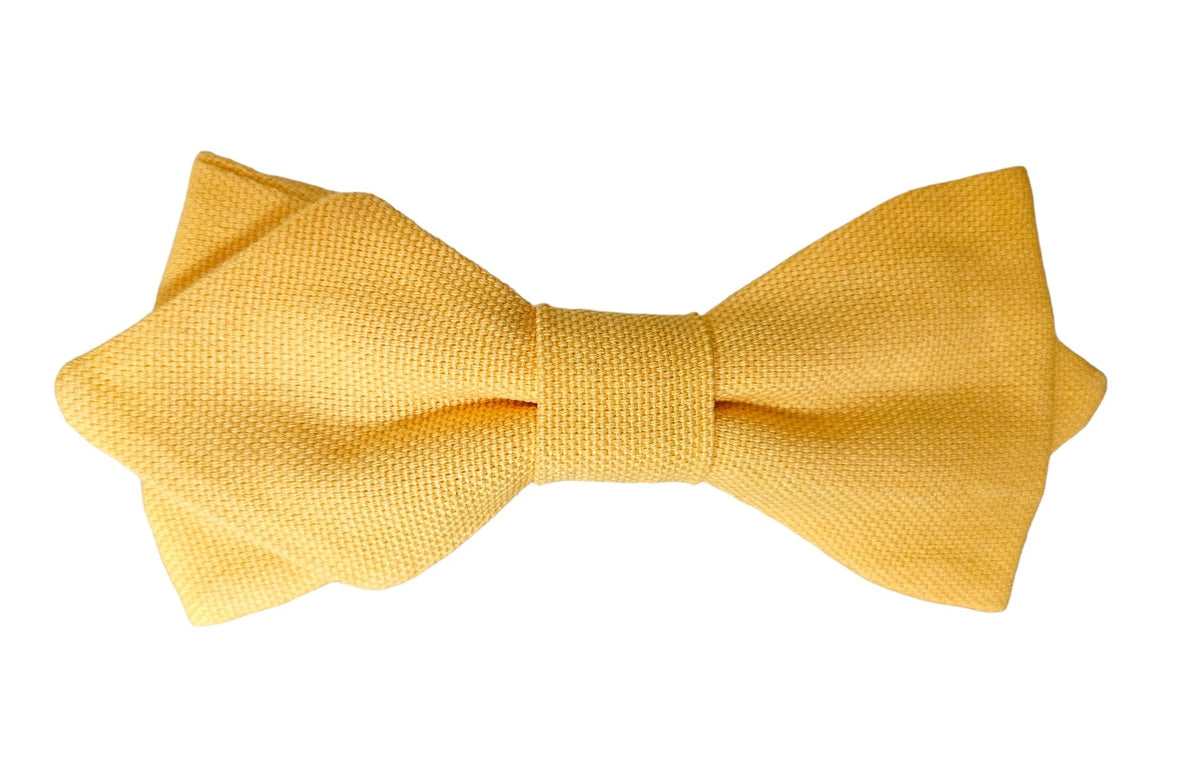 Noeud papillon jaune orangé - Effet Noeud Pap